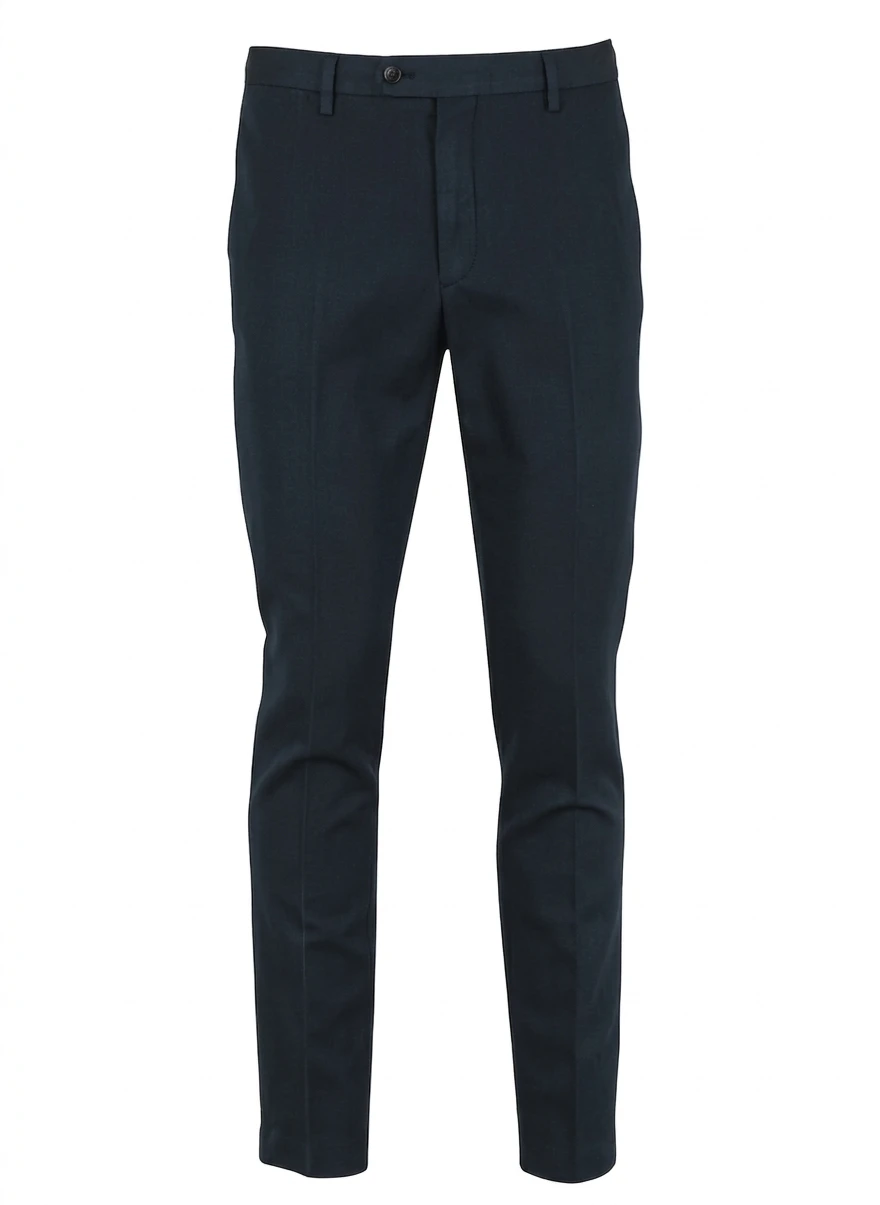 Slim Fit Kensington Linen Chino Trousers Image