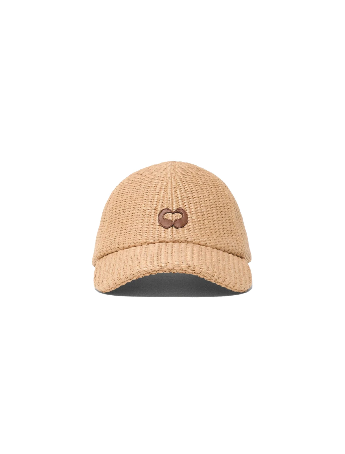 Natural-Texture Cap with Embossed Logo 