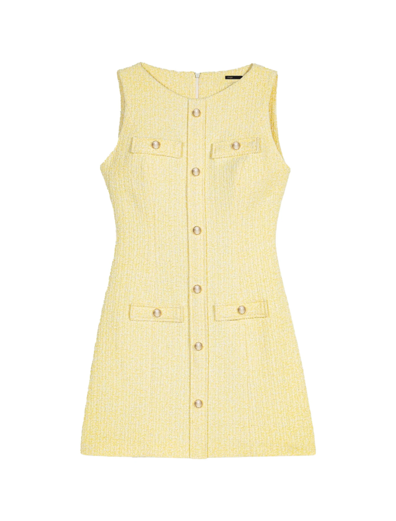Fitted Short Tweed Dress