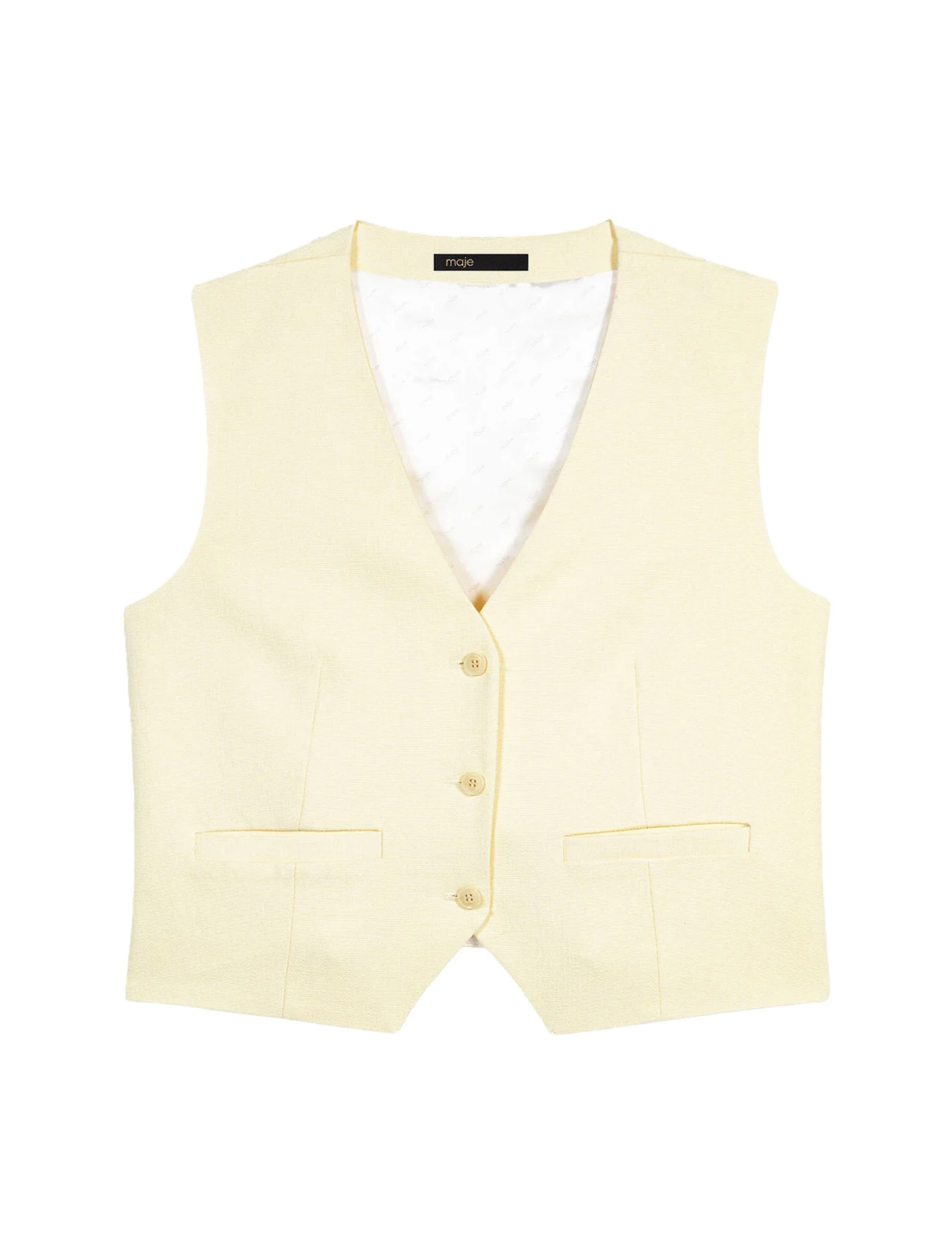 Deep V-neck Tailored Jacket