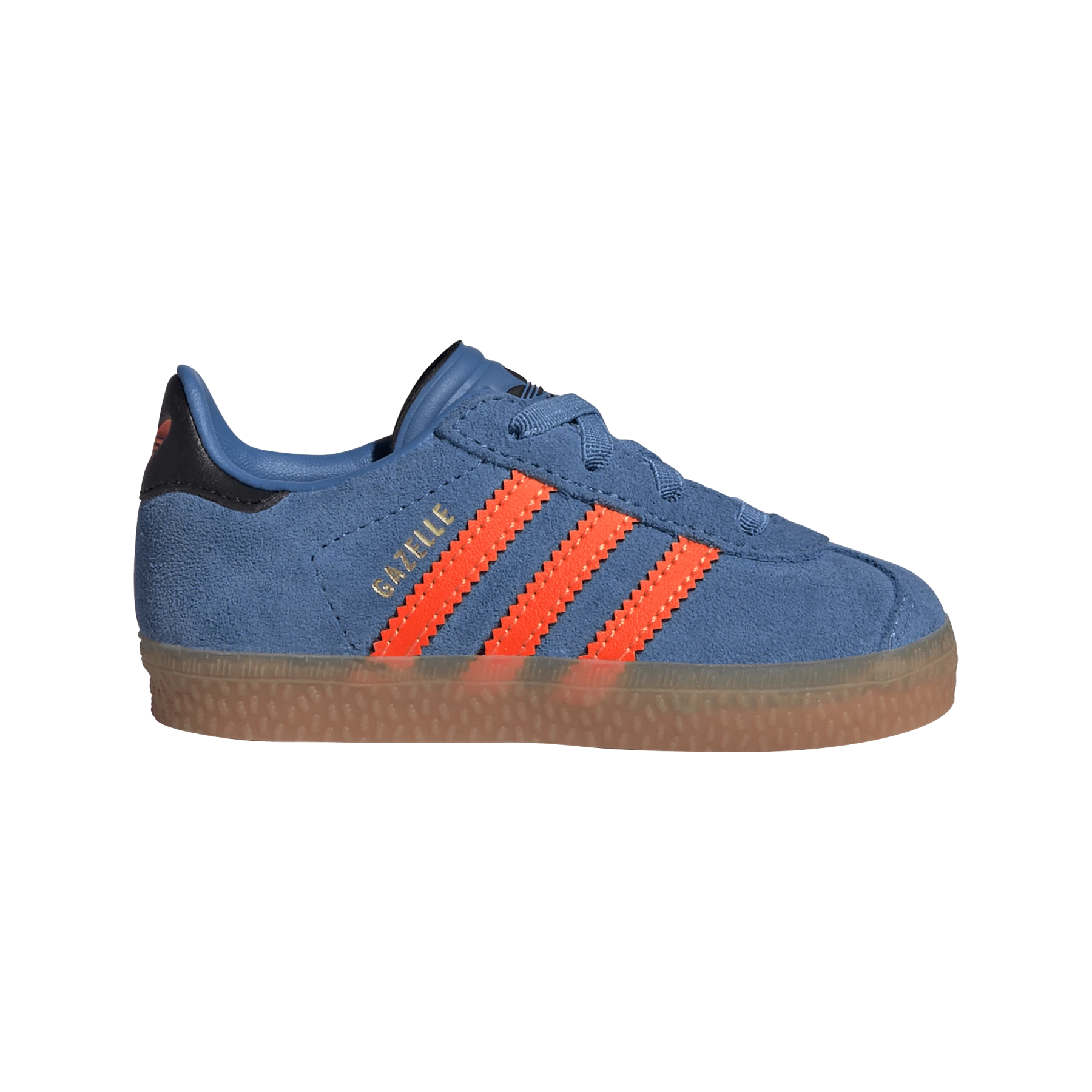 Baby Neutral Gazelle Comfort Closure Elastic Laces Sneakers - Blue