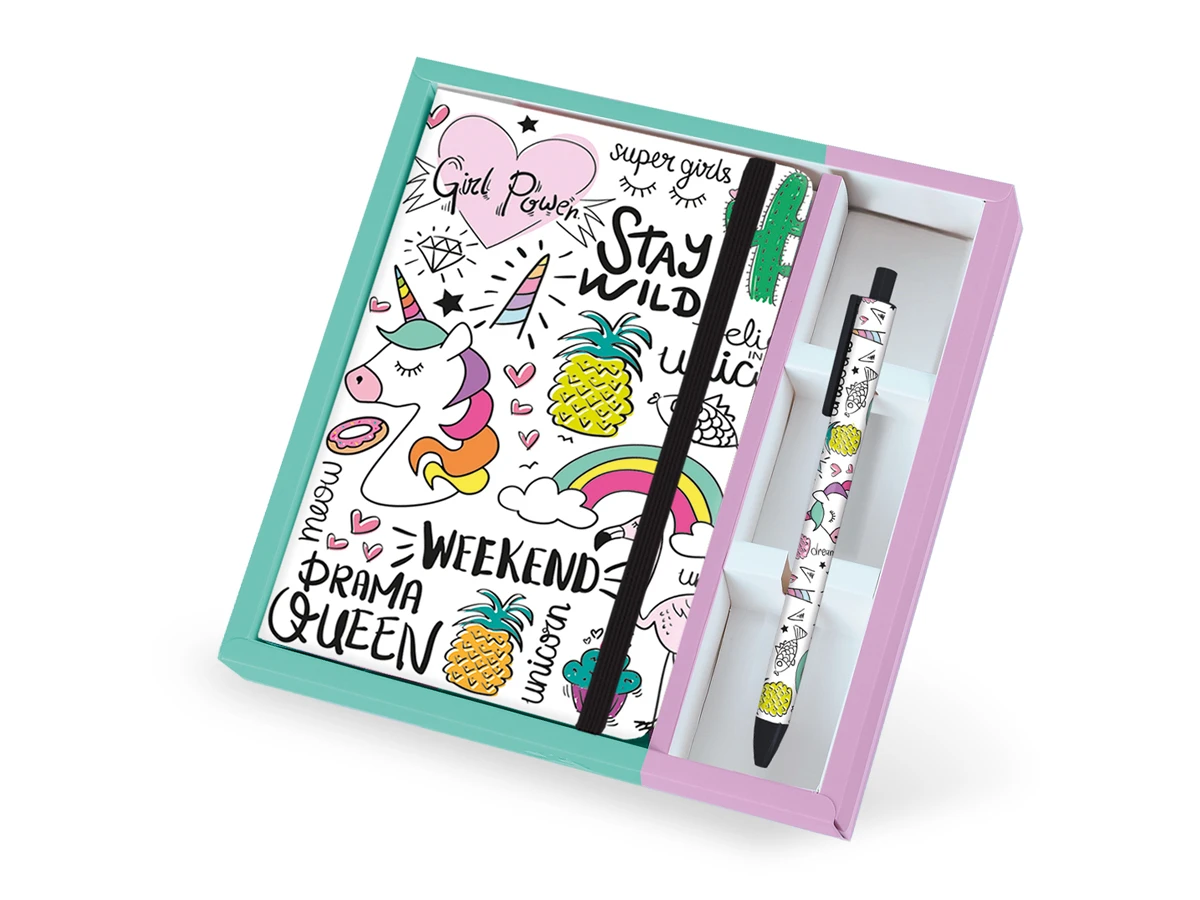 As Notebook + Pen Unicorn  Image