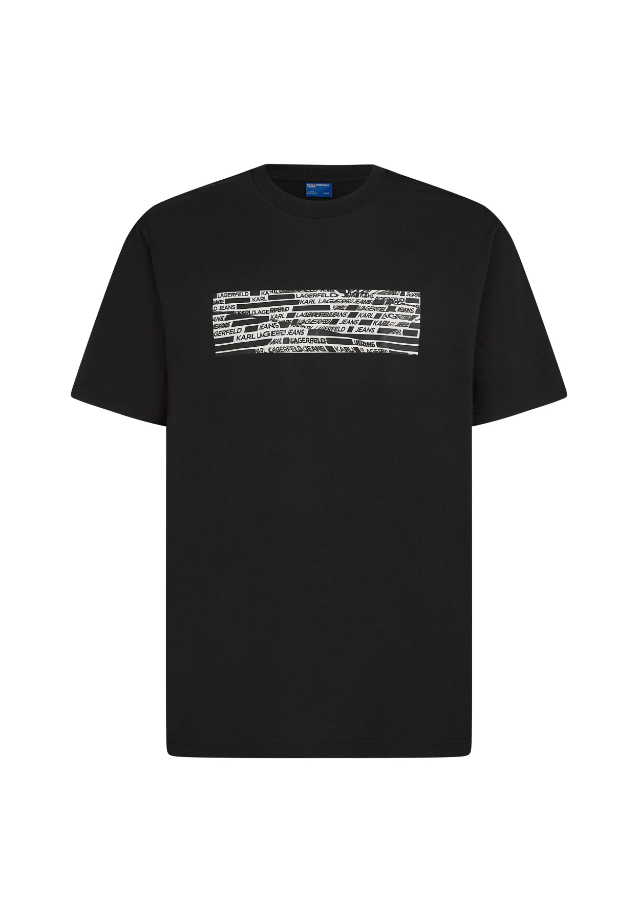 Allover Logo Tape Graphic Short Sleeve T-Shirt