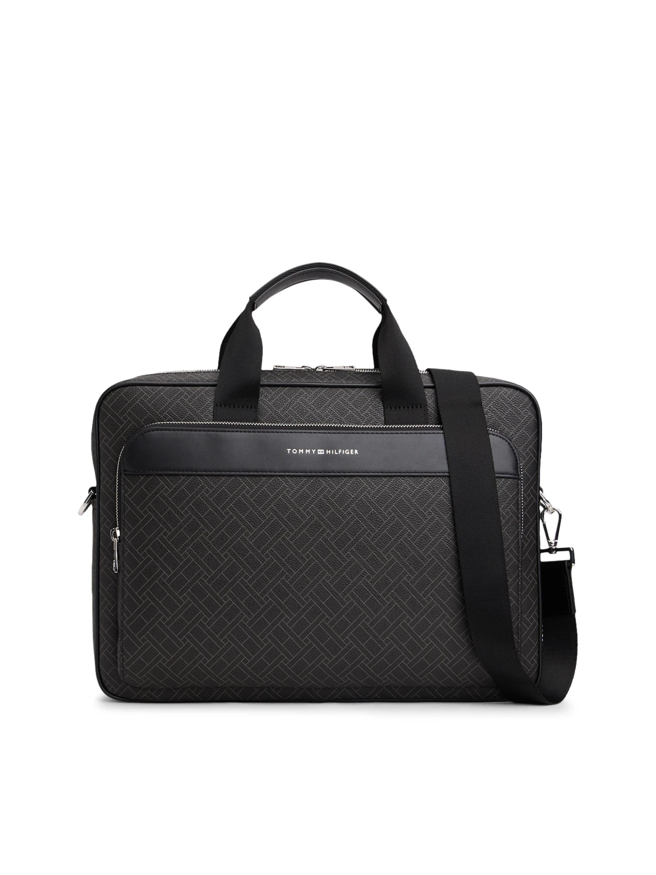 Hilfiger Flag Mixed Texture Laptop Bag
