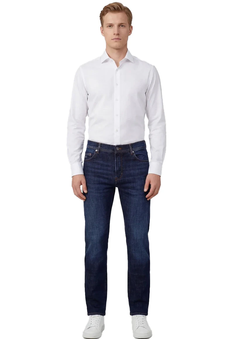 Straight - Leg Denim Jeans