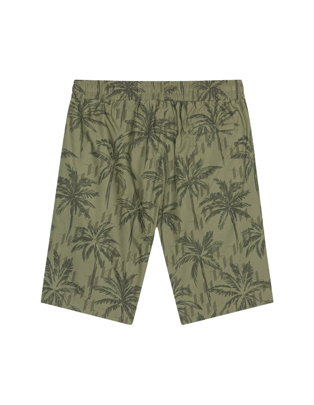 Tropical Palm Leaf Print Shorts