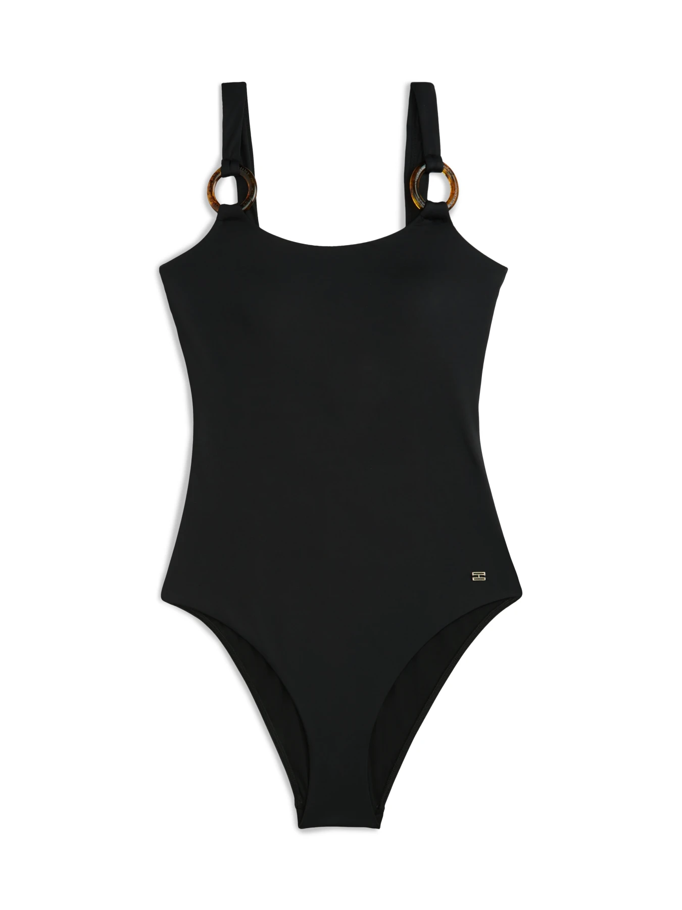 Tortoise Ring Scoop Back One-Piece Swimsuit