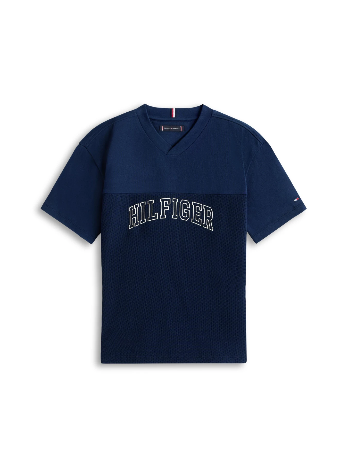 Kids Boys Collegiate Arched Logo Short Sleeve T-Shirt