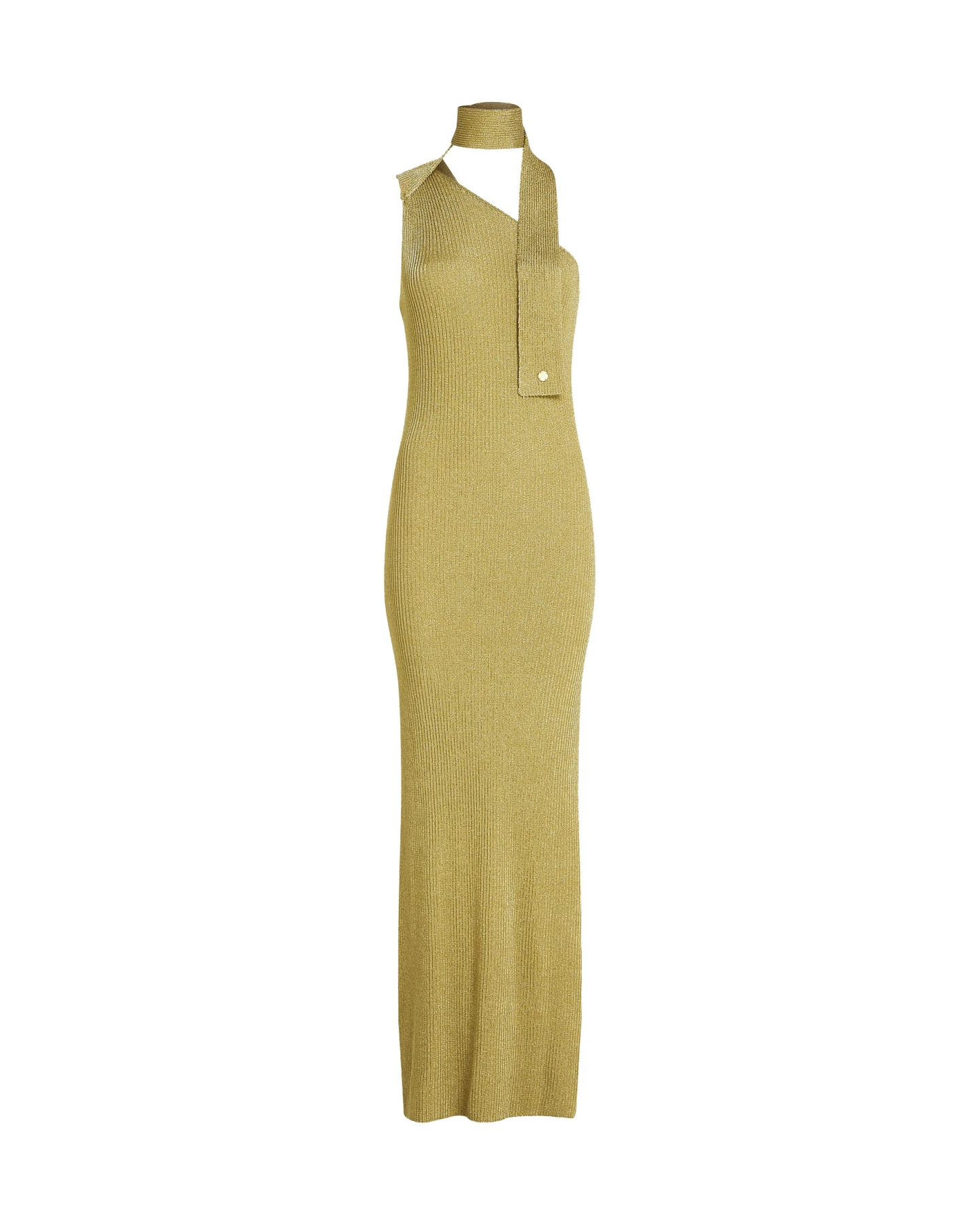 Metallic Knit Maxi Dress