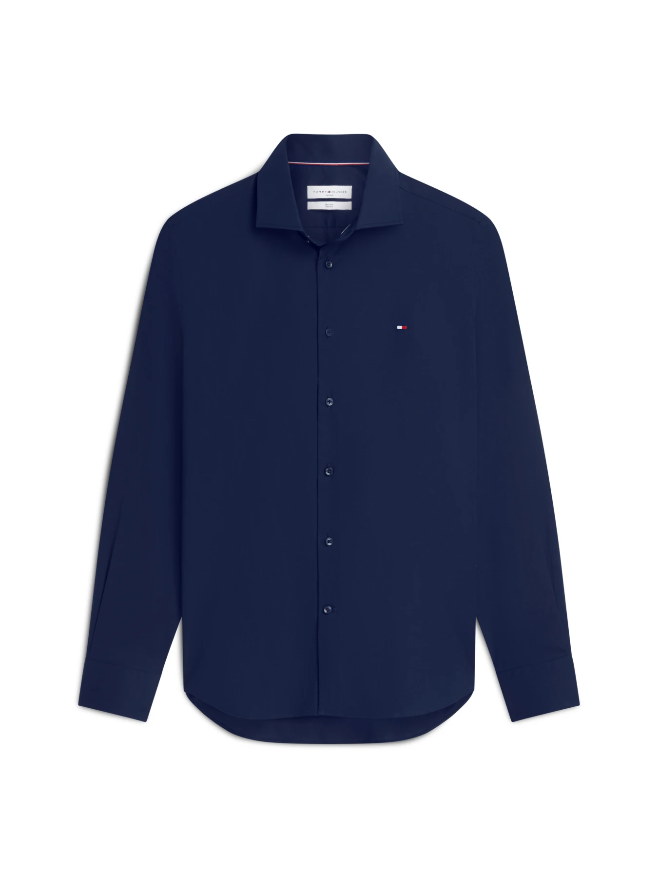 Slim-Fit Stretch Poplin Shirt