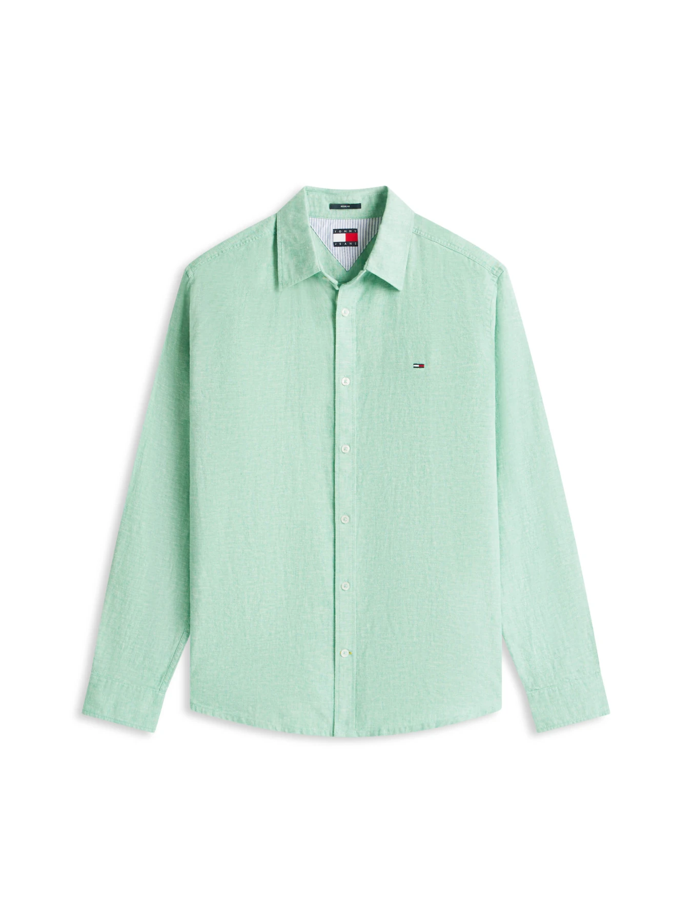 Linen Blend Long Sleeve Shirt
