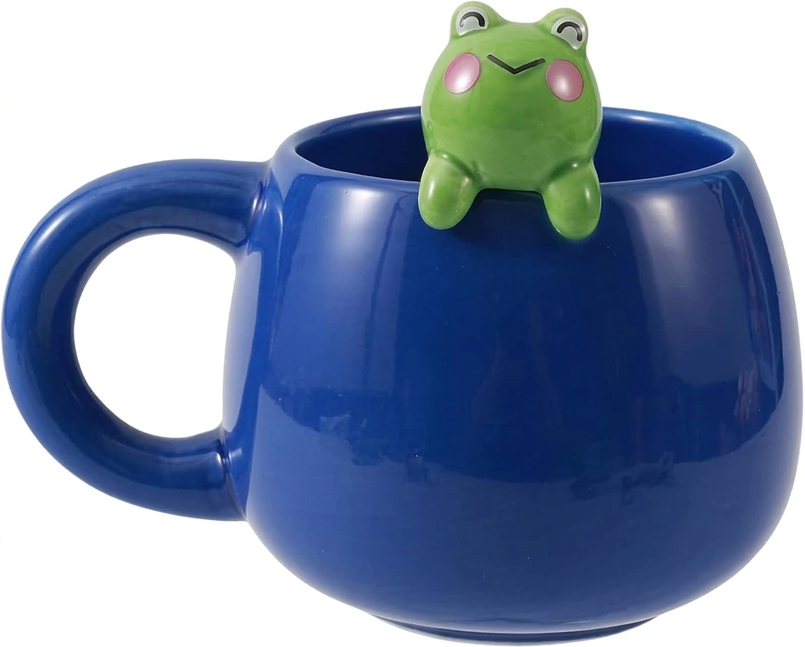 Ceramic Mug With Charm Froggy  Image