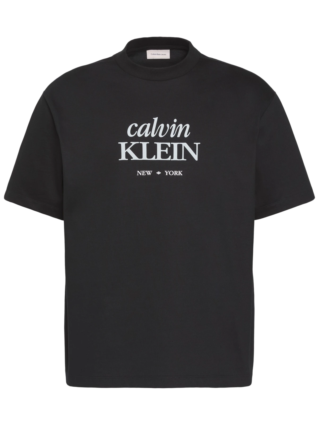 Relaxed Fit High-Neck Graphic T-shirt