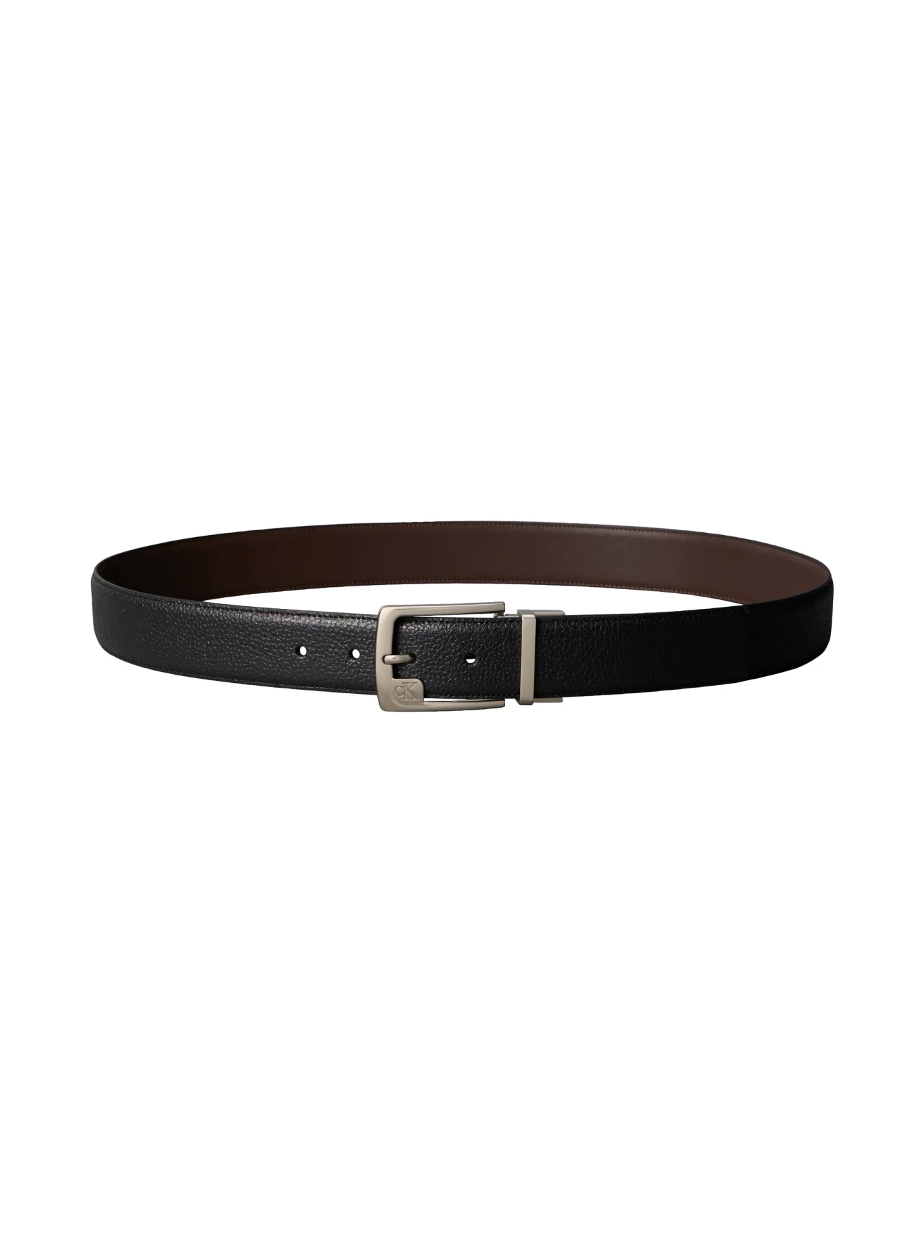 Double Sided Pebbled Leather Belt