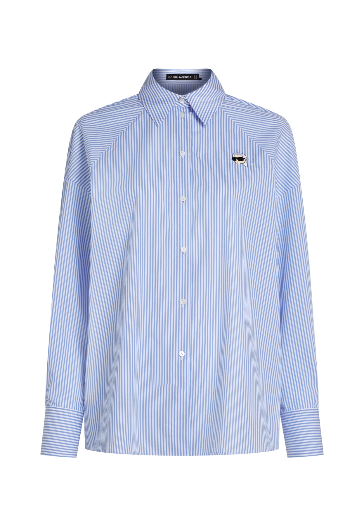 Oversized Striped Long Sleeve Shirt