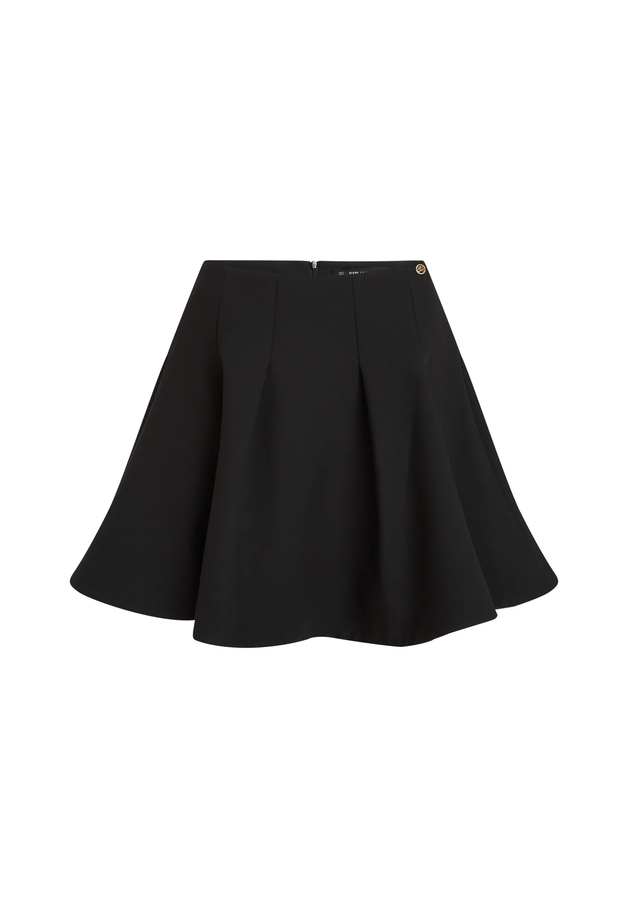 High-waisted Mini Skirt with Voluminous Pleats.