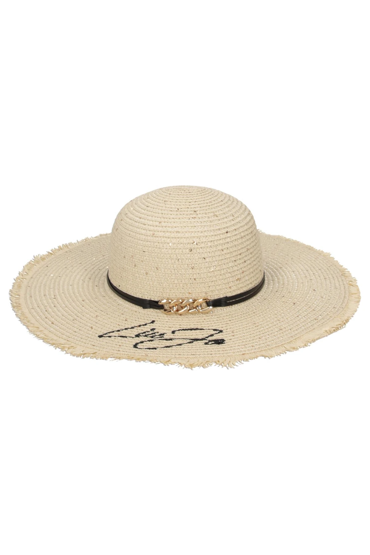 Wide-Brim Straw Hat