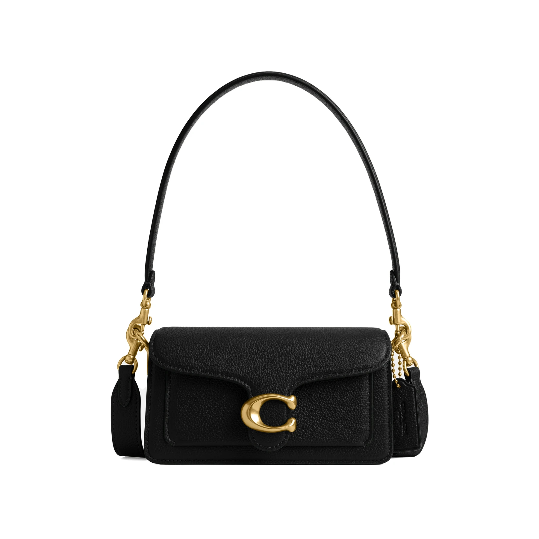 Tabby Pebbled Leather Shoulder Bag 20