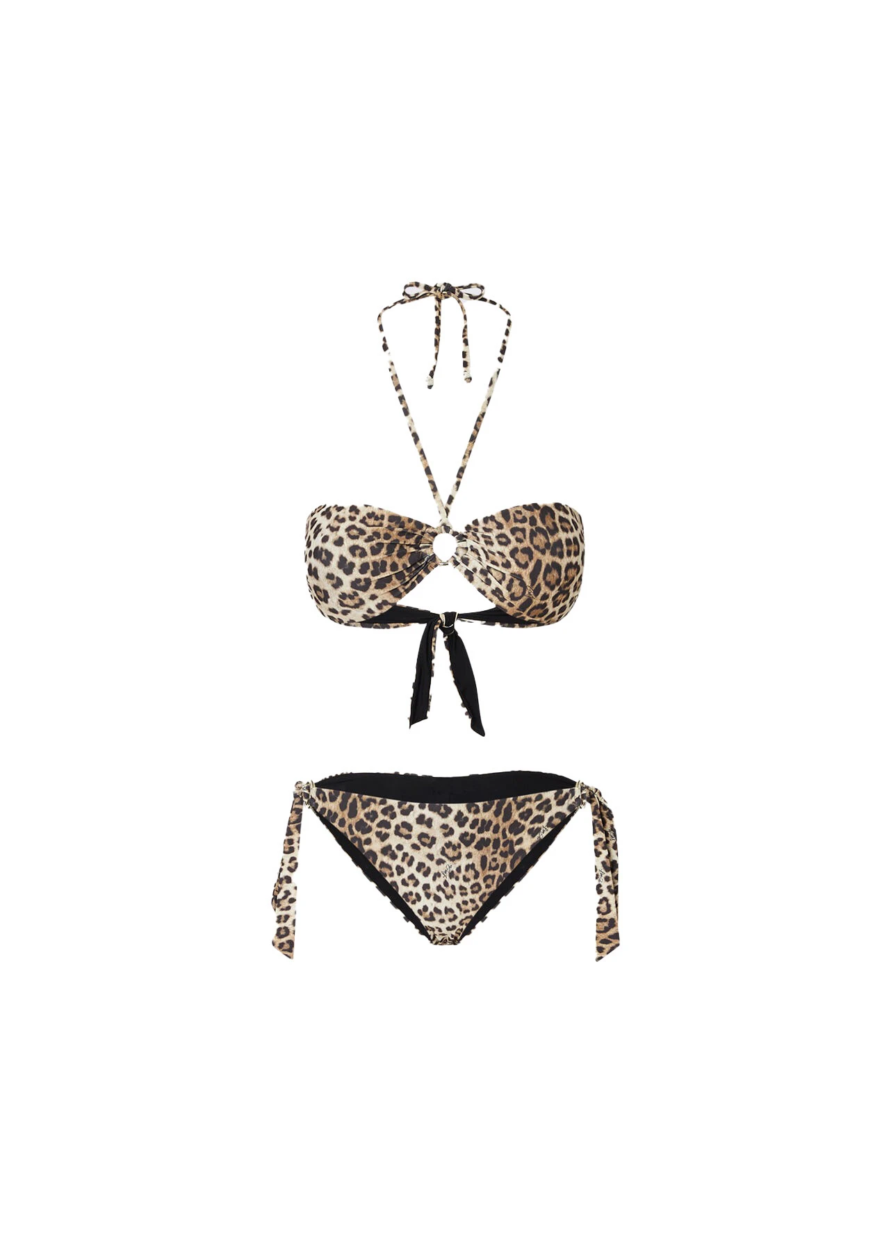Animal-Print Bikini Top And Brazilian Bottoms 