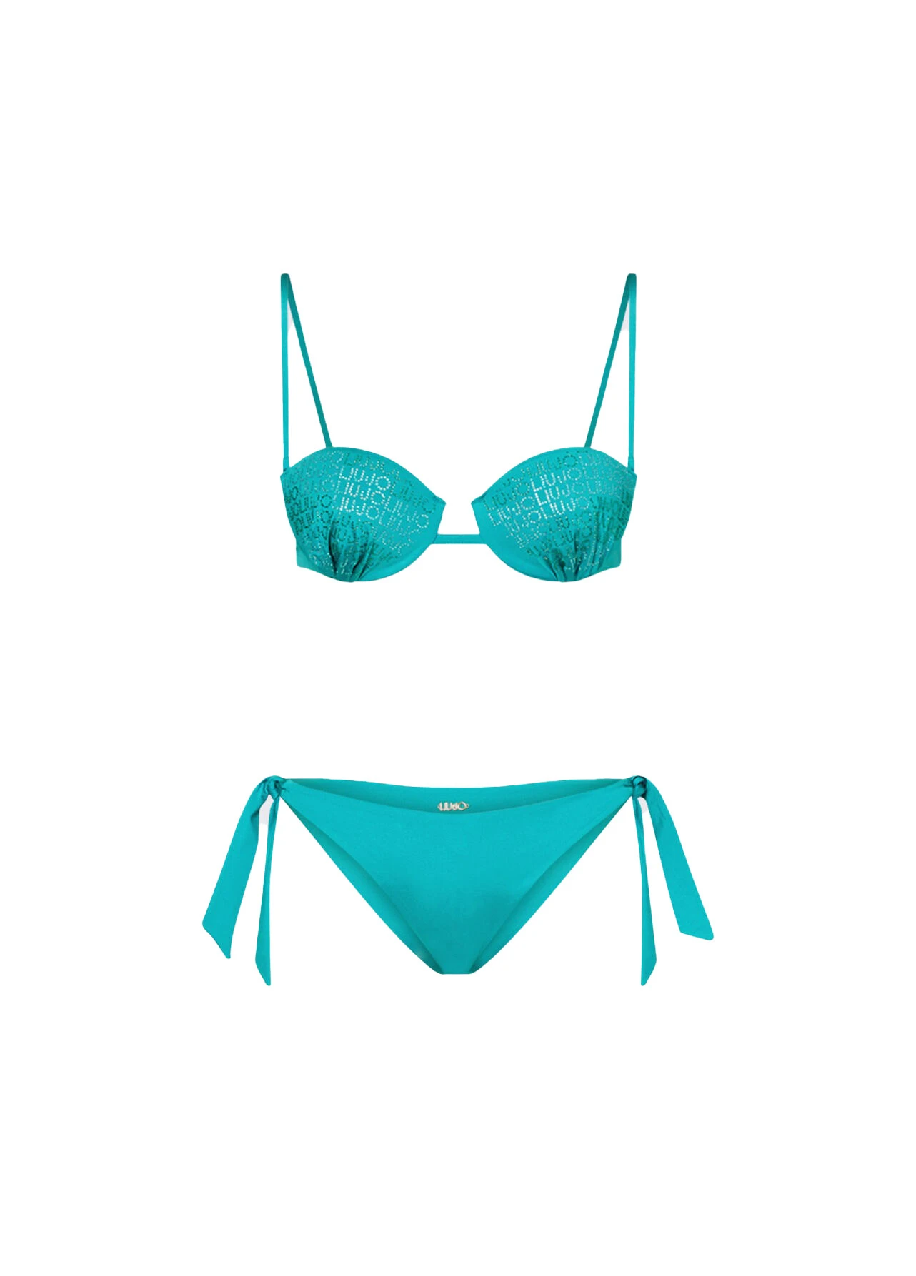 Balconette Bikini Top And Bikini Bottoms
