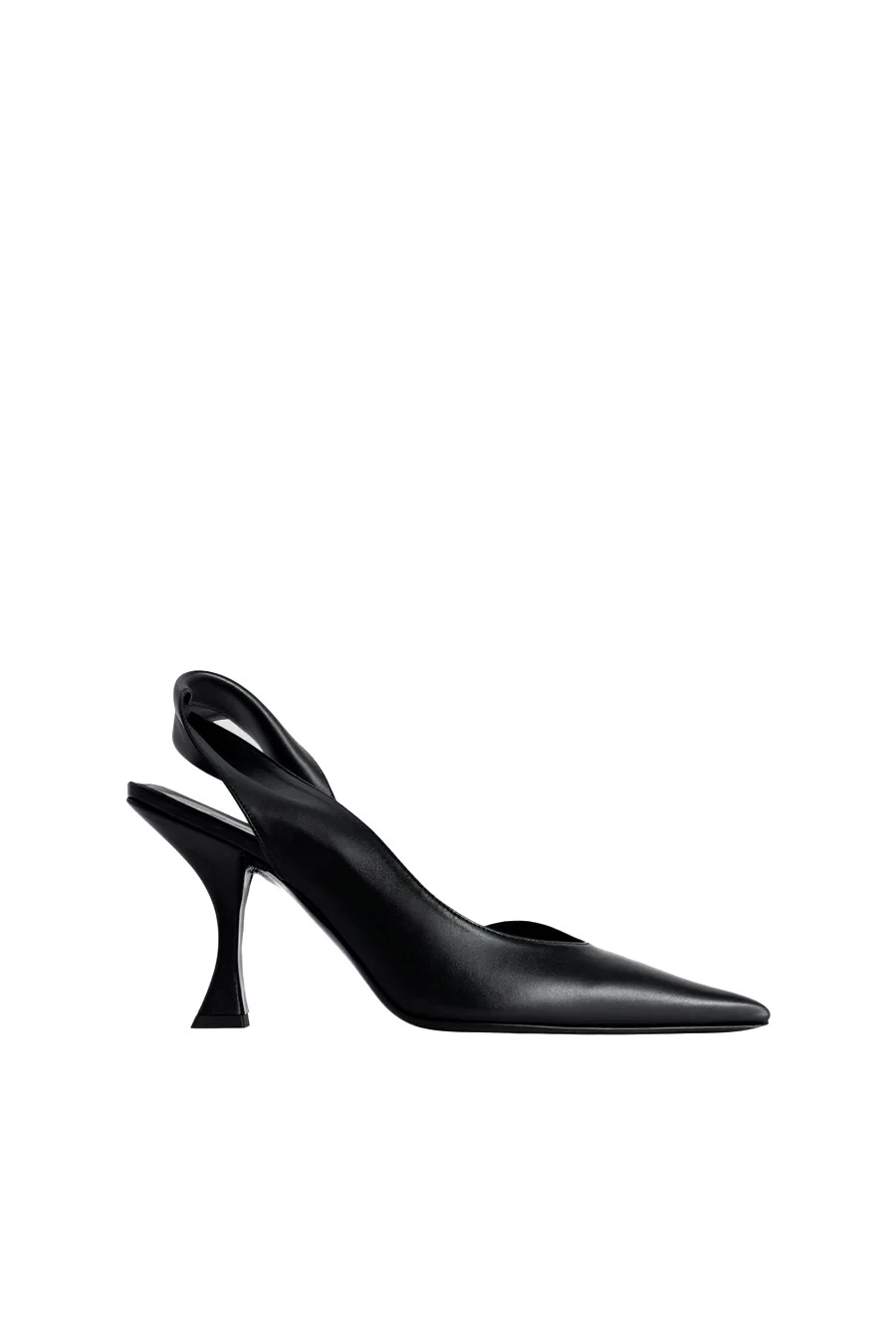 High Heel Nappa Leather Slingback Pump