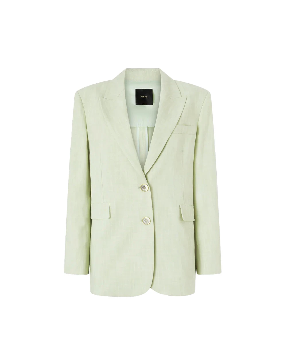 Single-Breasted Jacket With A Rustic Effect