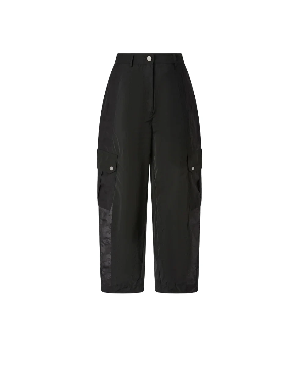 High-Waisted Wide-Leg Cargo Pants