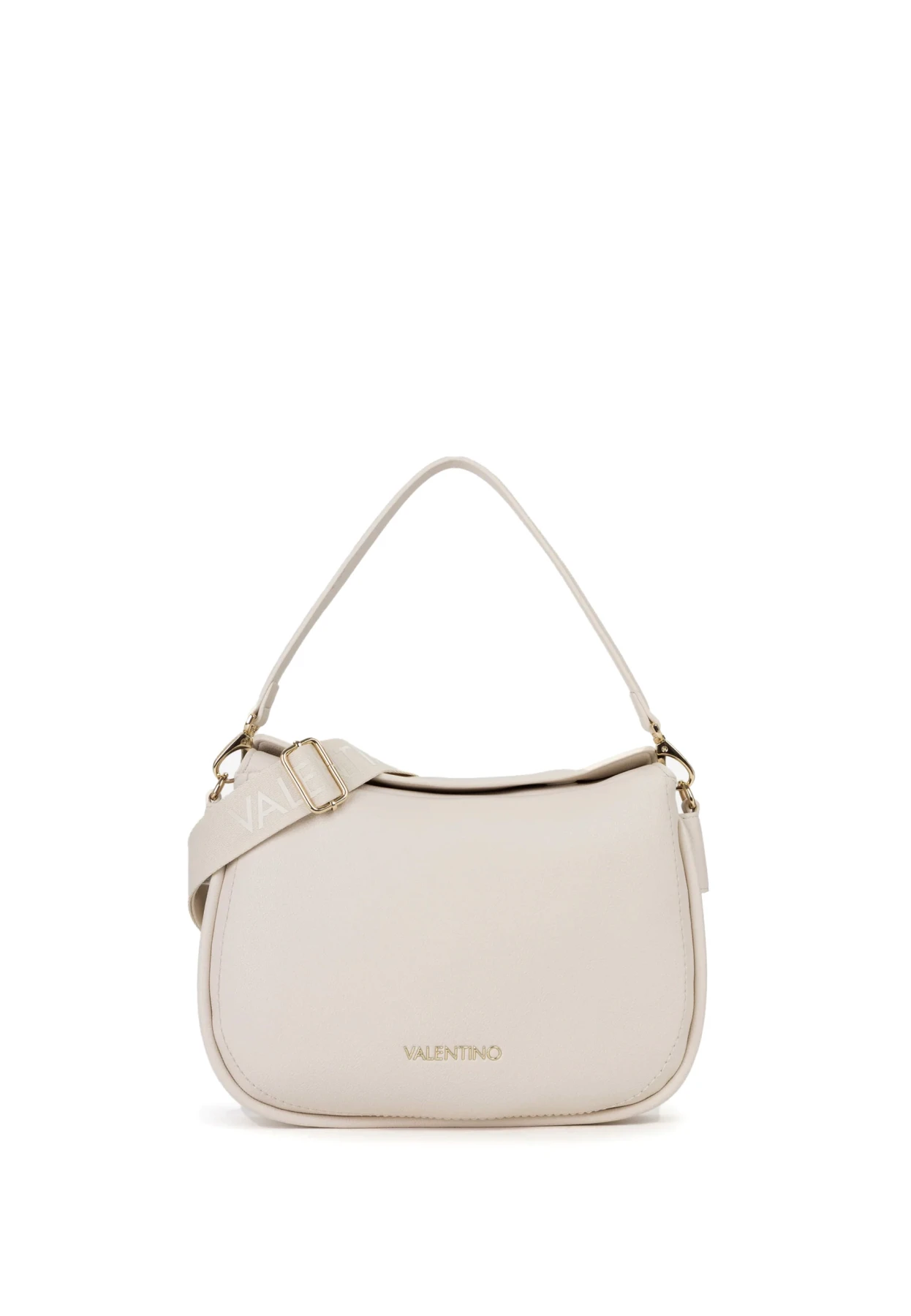 Minimalist Shoulder Bag with Gold Hardware