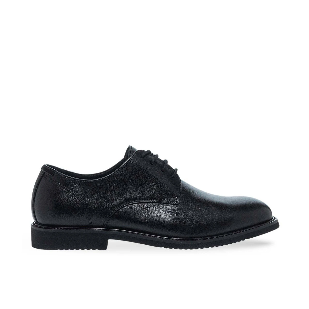 Textured Leather Derby Dress Shoes