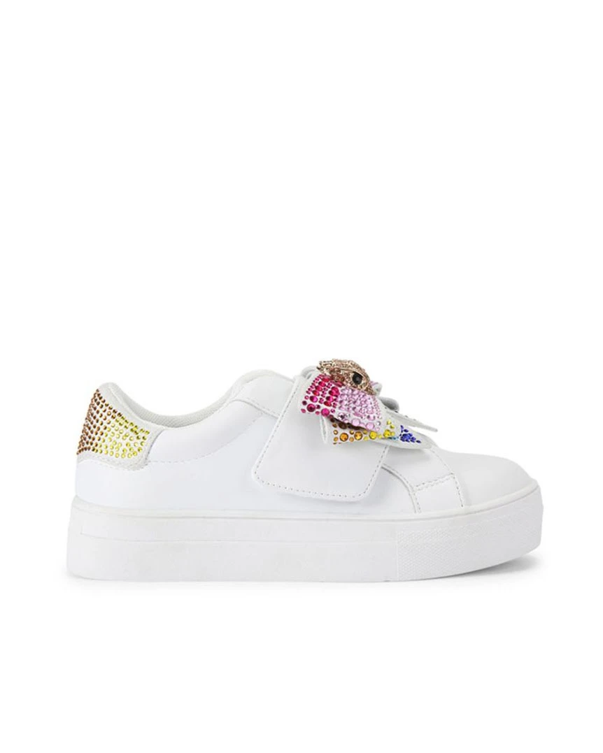 Junior Mini Laney Multi Colored Bow with Rhinestones