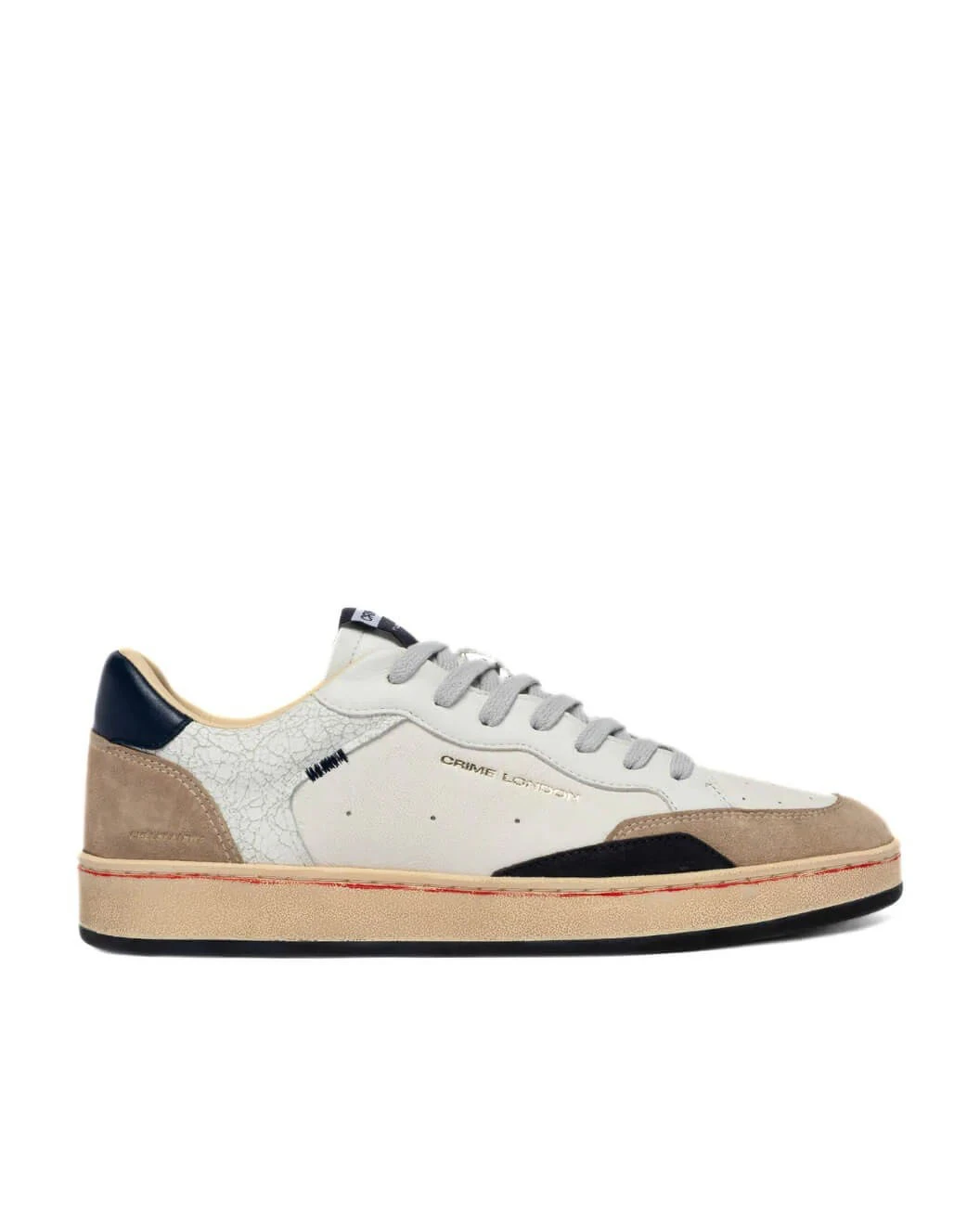 Chelsea Cracked White Sneakers