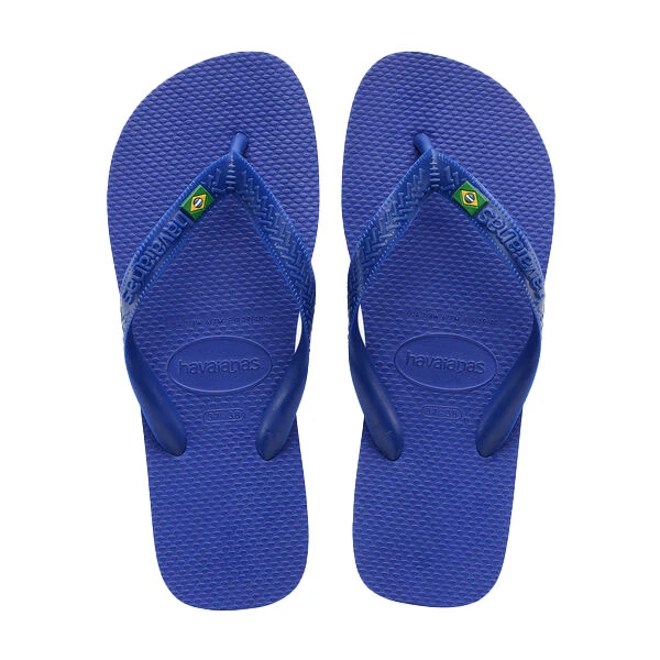 Kids Boys Brasil Marine Blue Flip-Flops