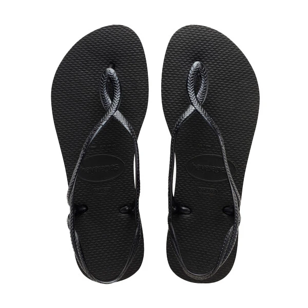 Luna Black Sandals