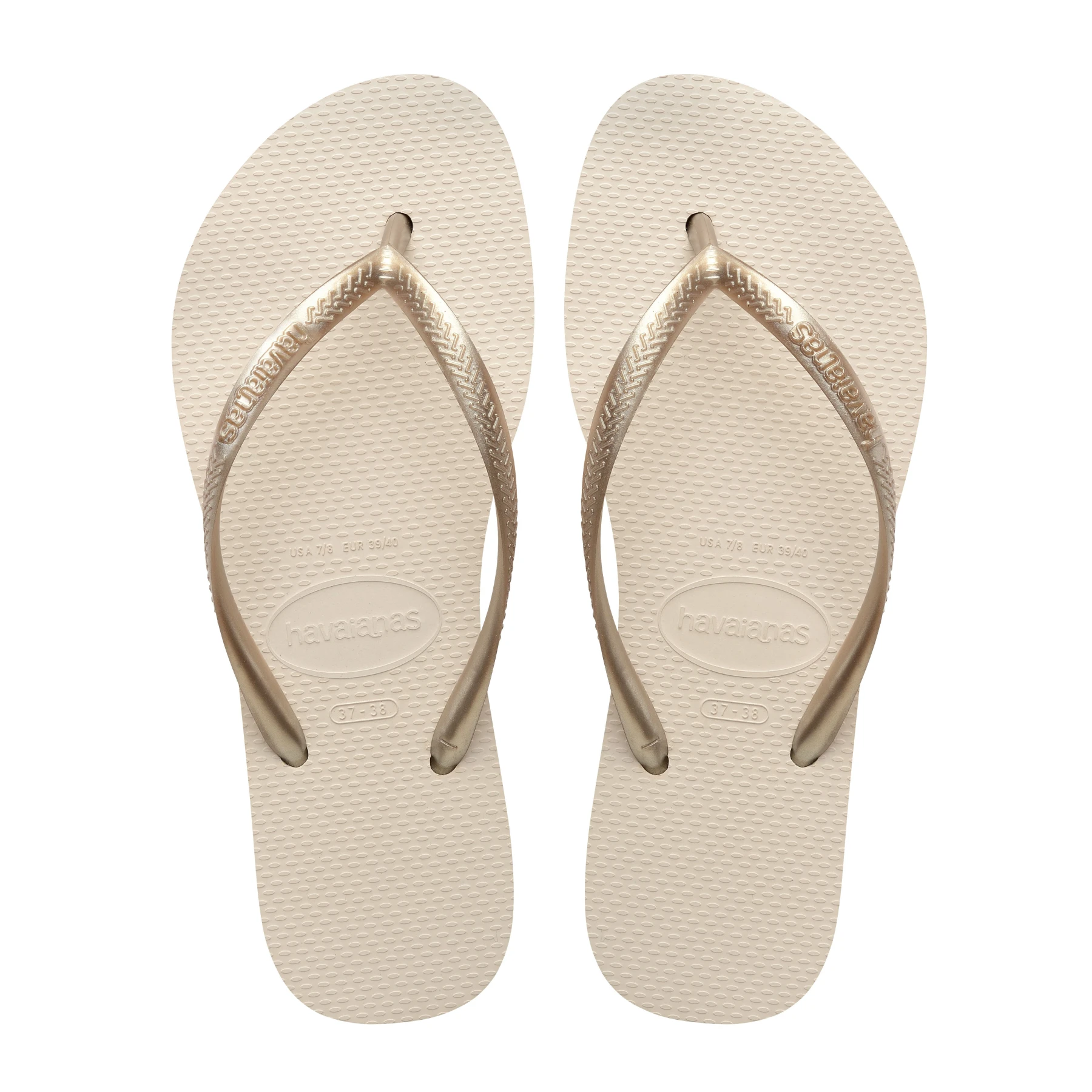  Slim Flatform Beige Flip-Flops