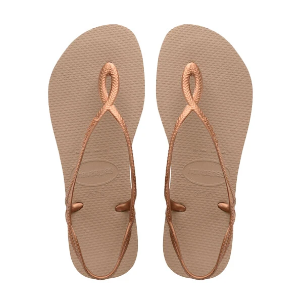 Luna Rose Gold Sandals