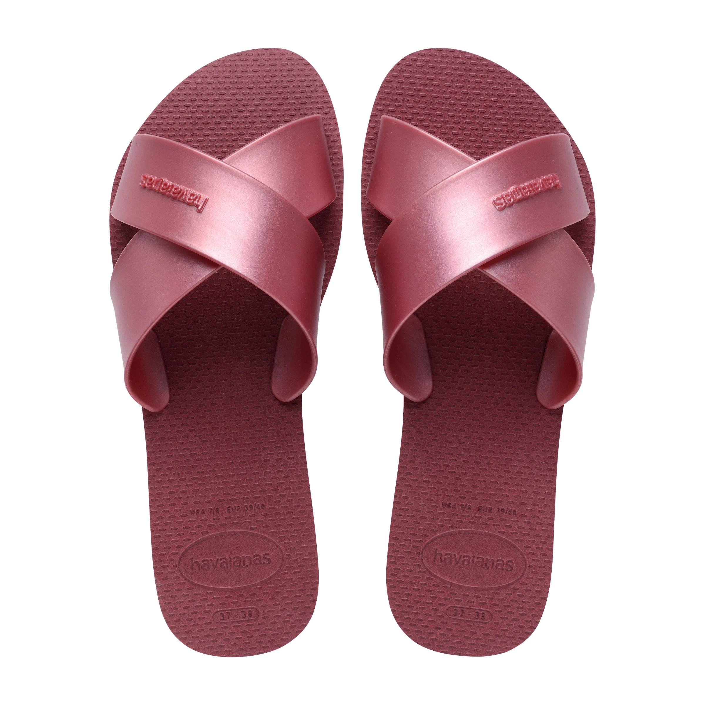 Aqua Metallic Burgundy Slide