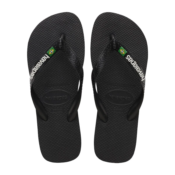 Black Brazil Logo Classic Flip-Flops