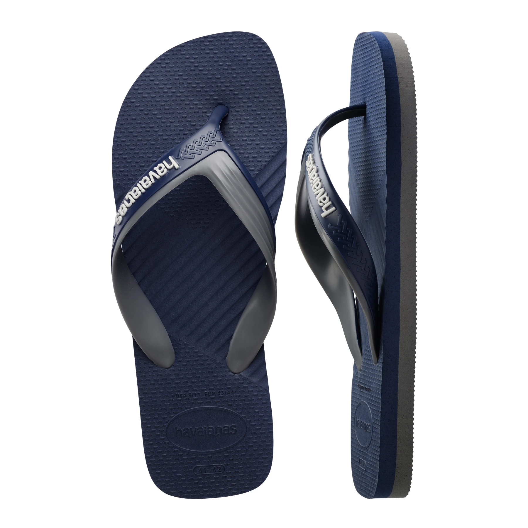 Blue & Grey Dual Flip-Flops