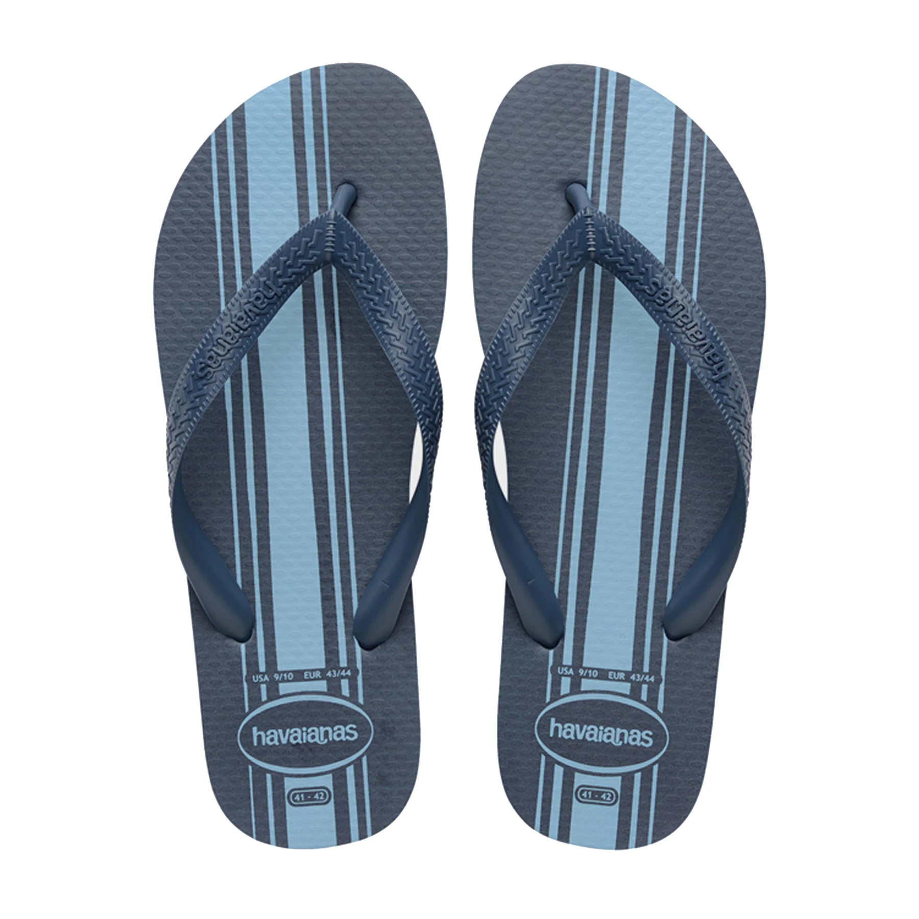 Top Stripes Navy & Blue Flip-Flops
