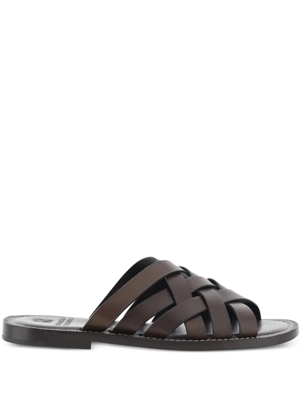 Sottile Woven Leather Slide