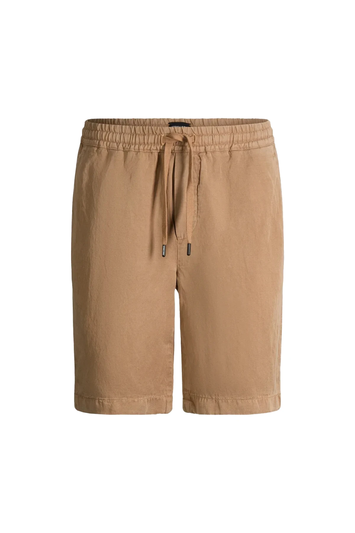 Relaxed Fit Linen Blend Bermuda Shorts  