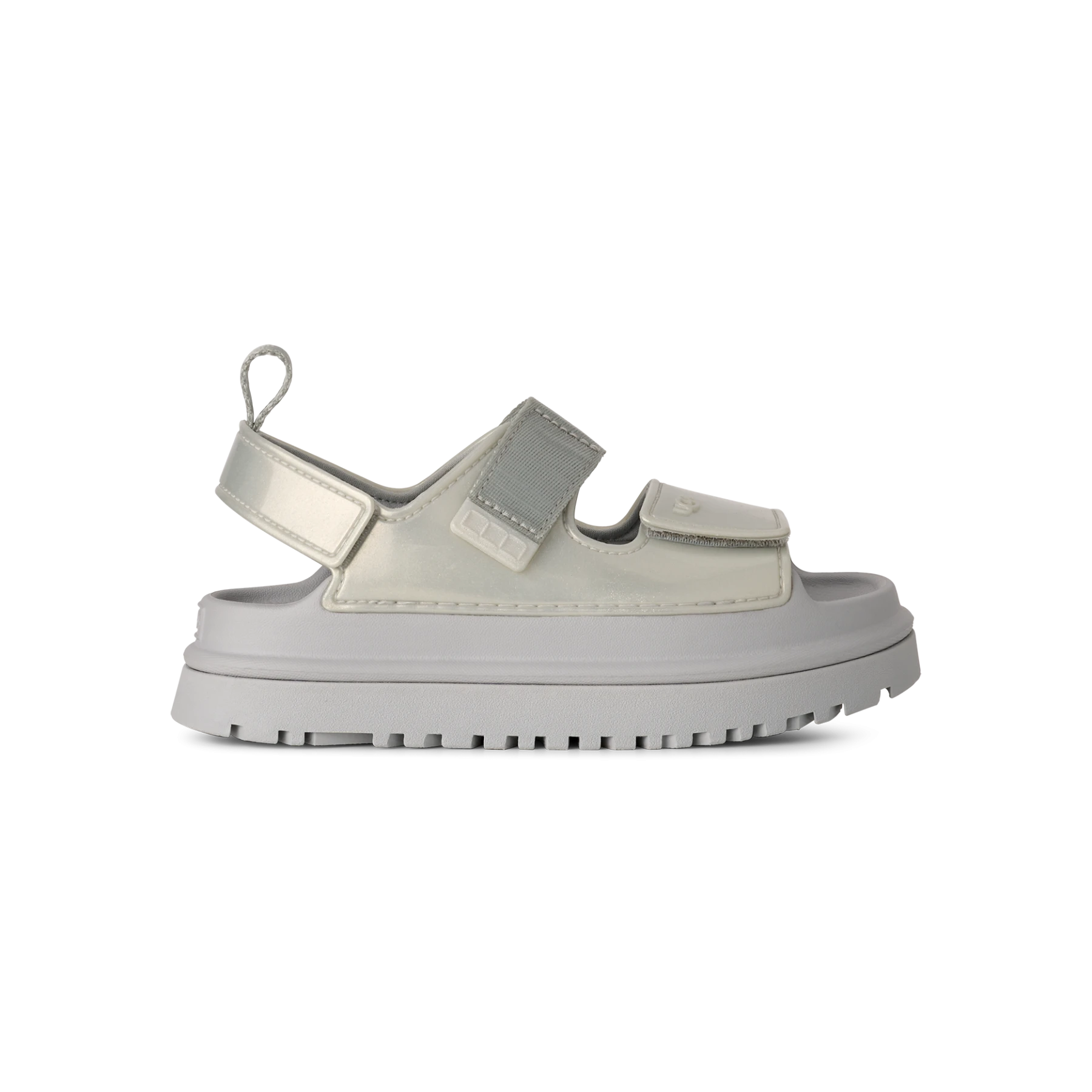Kids Girls Golden Glow Glossy Sparkles Sandals