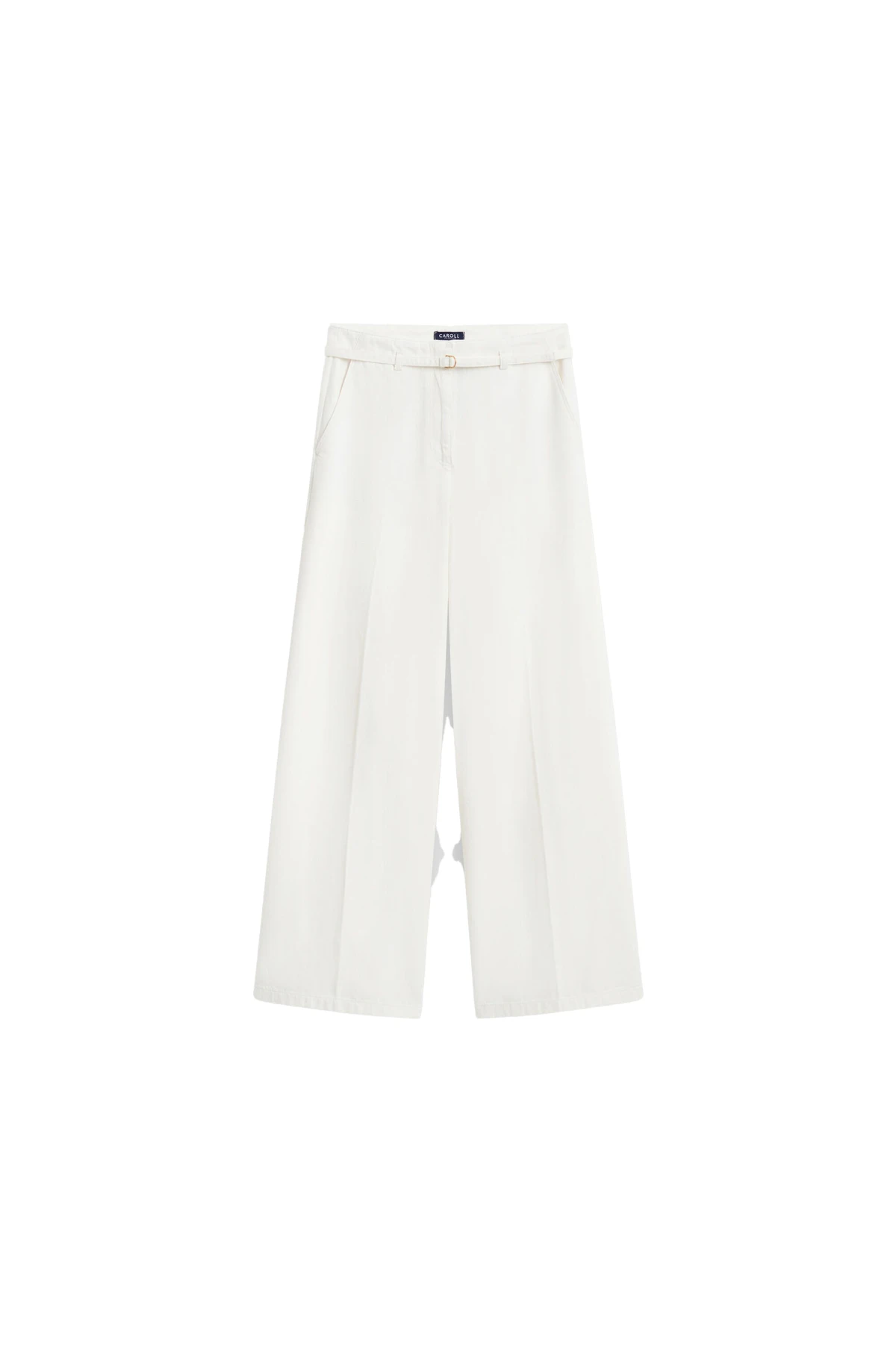 Paloma Belted Wide-Leg Trousers