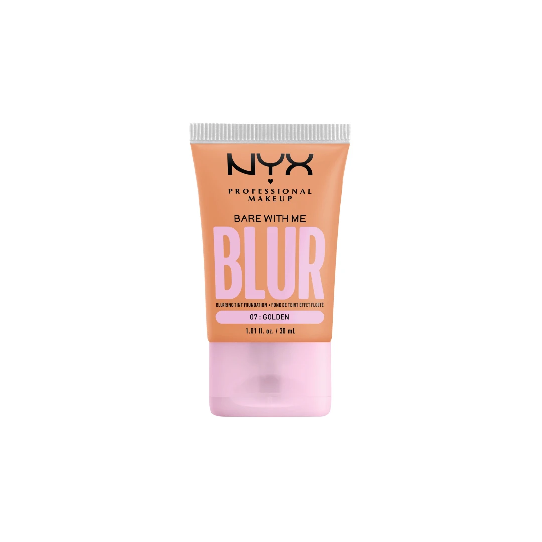 Blurring Tint Foundation, Medium Coverage, Matte Finish, With Niacinamide, Matcha and Glycerin, 12 Hours Hydrating - 07 Golden