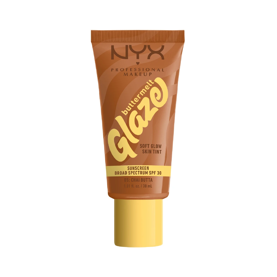 Buttermelt Glaze Soft Glow Skin Tint + SPF/FPS 30, Foundation, 12h Wear - 05 Chai Butta