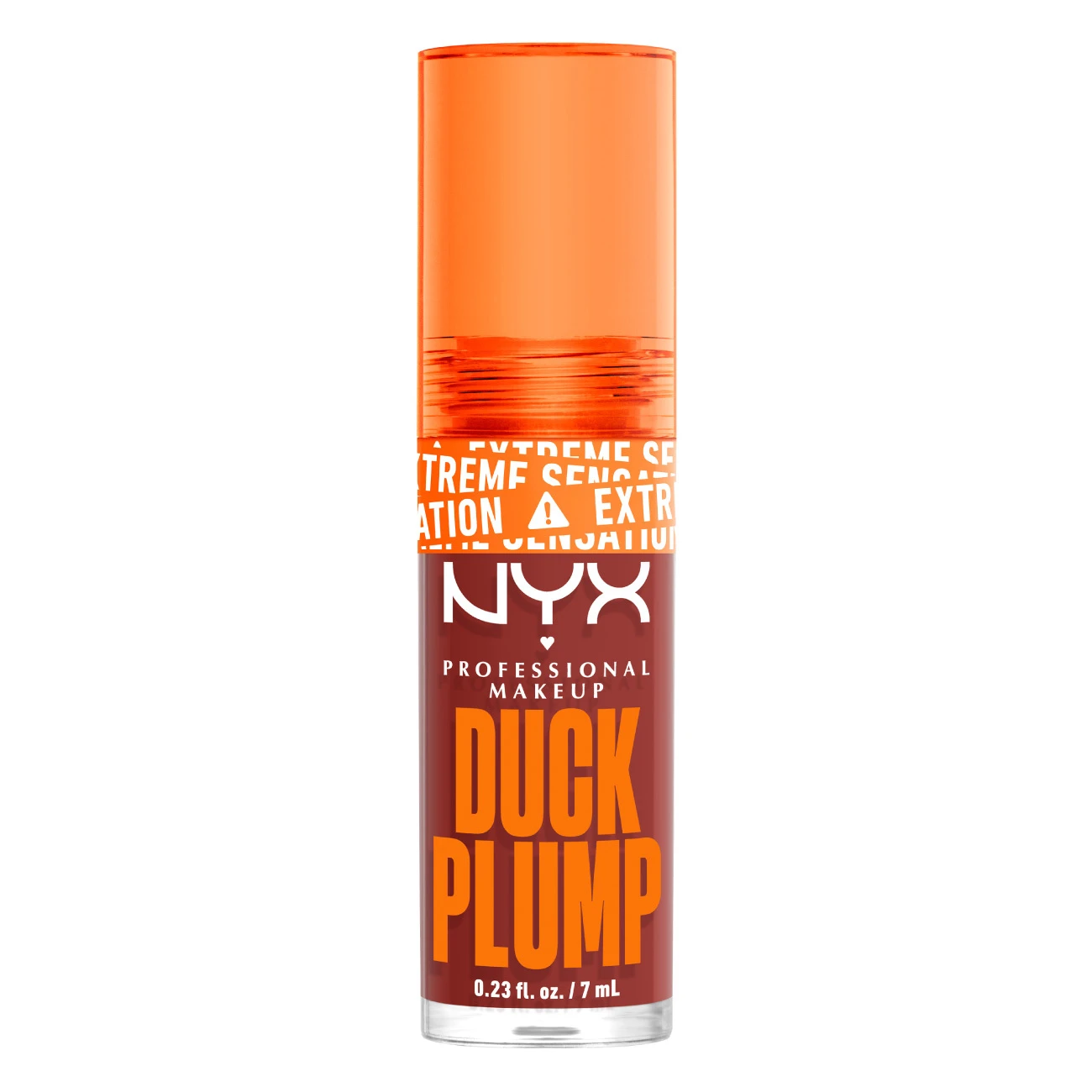 Duck Plump Lip Plumping Lacquer, High Pigment, High Shine, High Sparkle Lip Gloss  - BRICK OF TIME