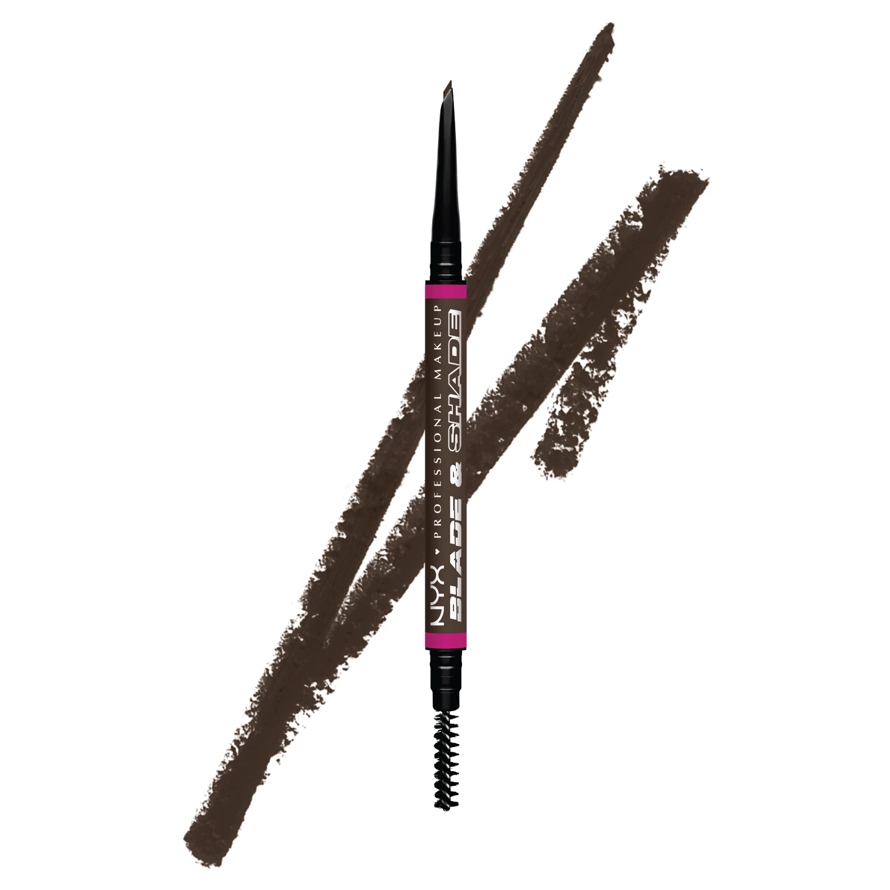 Blade & Shade, Dual Edged Brow Pencil, Up to 16HR wear, Smooth-glide pigment - ESPRESSO