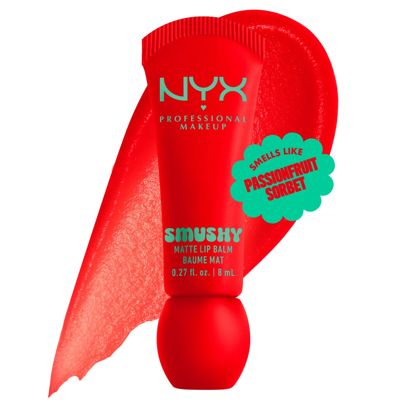 Smushy Matte Lip Balm, Soft Diffused Color, Matte Finish - SOFT SORBET