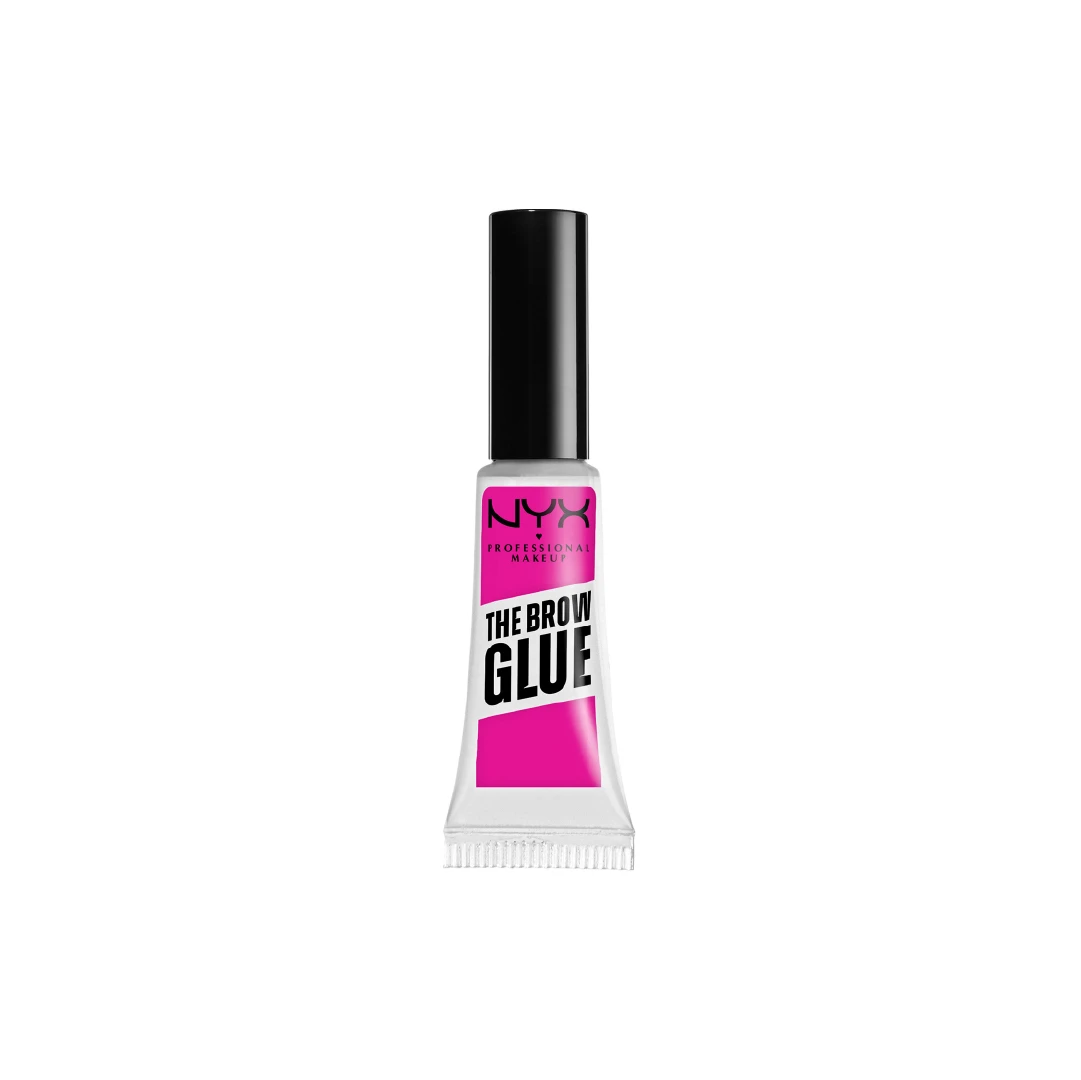 The Brow Glue Extreme Hold Eyebrow Setting Gel, 16 Hour Hold, Vegan Formula, Natural Finish, Brush Applicator - 01