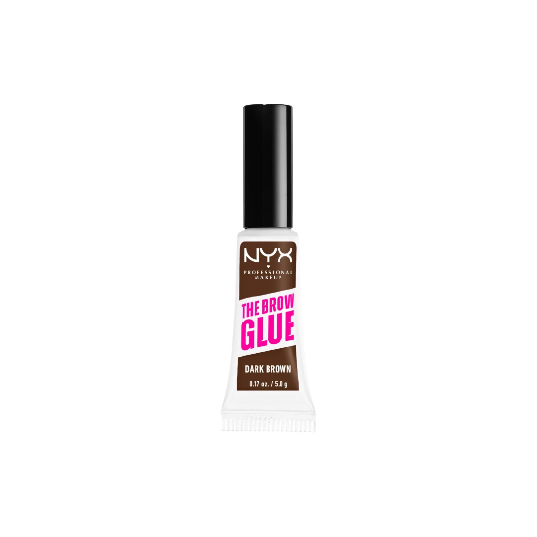 The Brow Glue Extreme Hold Eyebrow Setting Gel, 16 Hour Hold, Vegan Formula, Natural Finish, Brush Applicator - 04
